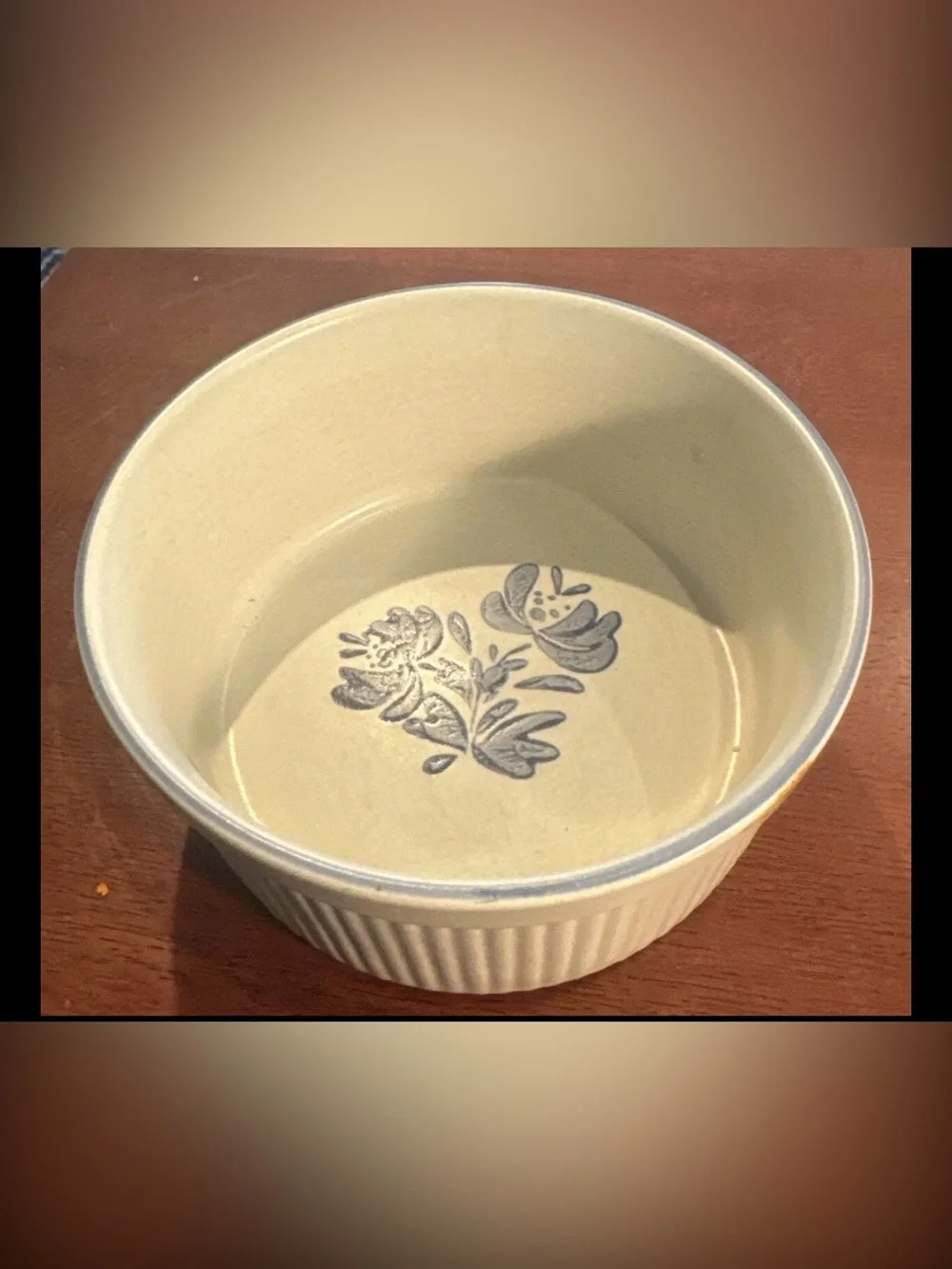 VINTAGE PFALTZGRAFF YORKTOWNE SOUFFLE DISH CASSEROLE SERVING BOWL